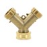 AQUALOGIS T-ventil mesingani 3/4"